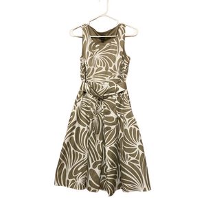 Esprit Fit and Flare Belted Midi Dress